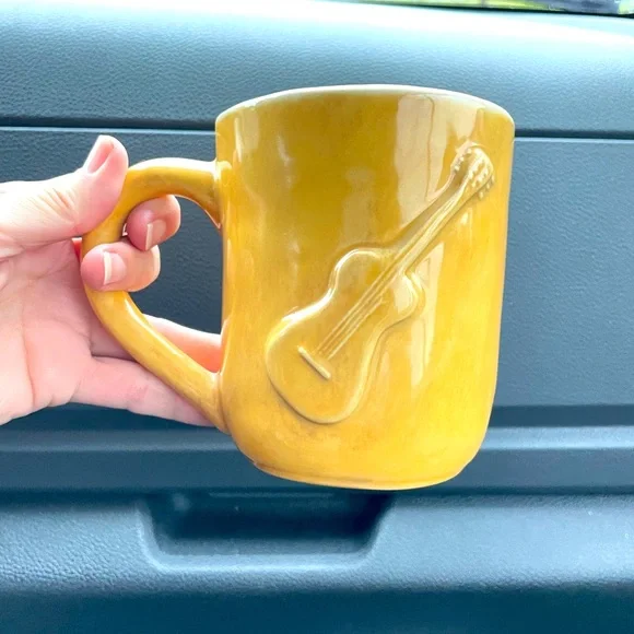 ELVIS has left the building 1978🎙🎸unique rare Coffee tea mug guitar custom